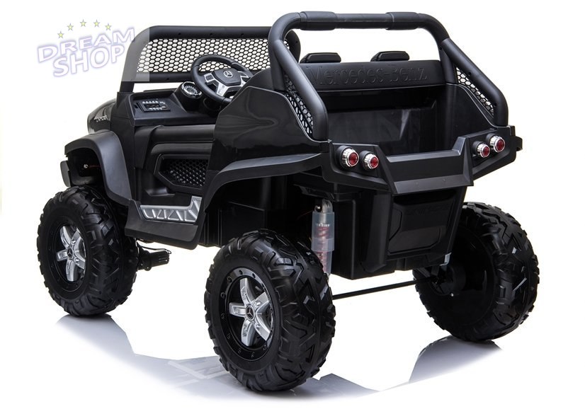 Auto na Akumulator Mercedes Unimog Czarny Auto na Akumulator Mercedes Unimog Czarny