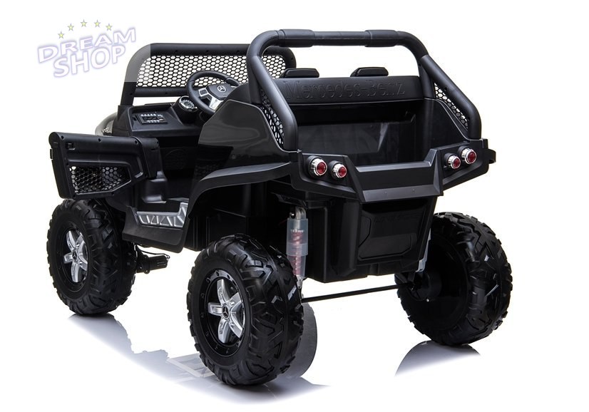 Auto na Akumulator Mercedes Unimog Czarny Auto na Akumulator Mercedes Unimog Czarny