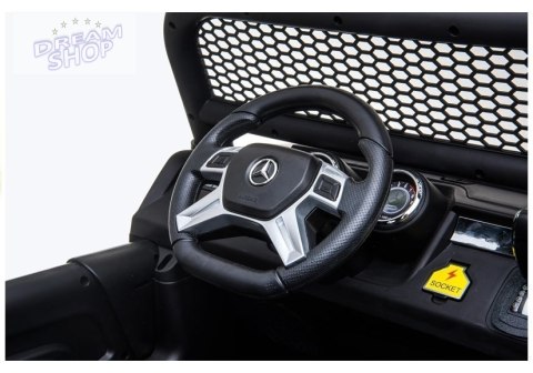 Auto na Akumulator Mercedes Unimog Czarny Auto na Akumulator Mercedes Unimog Czarny