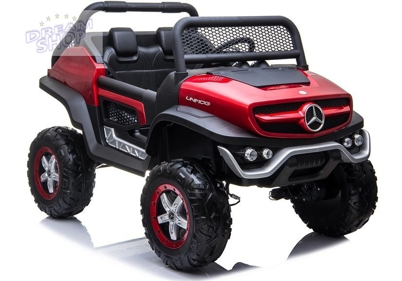Auto na Akumulator Mercedes Unimog Czerwony Auto na Akumulator Mercedes Unimog Czerwony