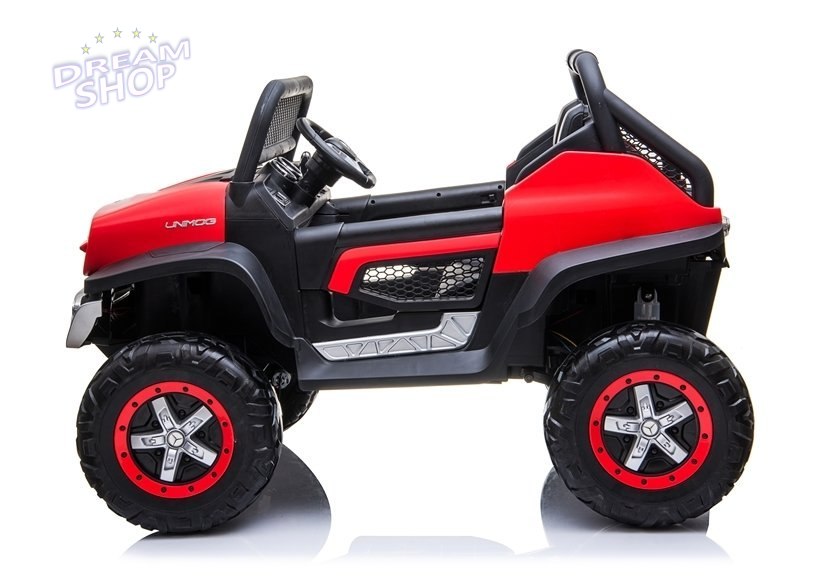 Auto na Akumulator Mercedes Unimog Czerwony Auto na Akumulator Mercedes Unimog Czerwony
