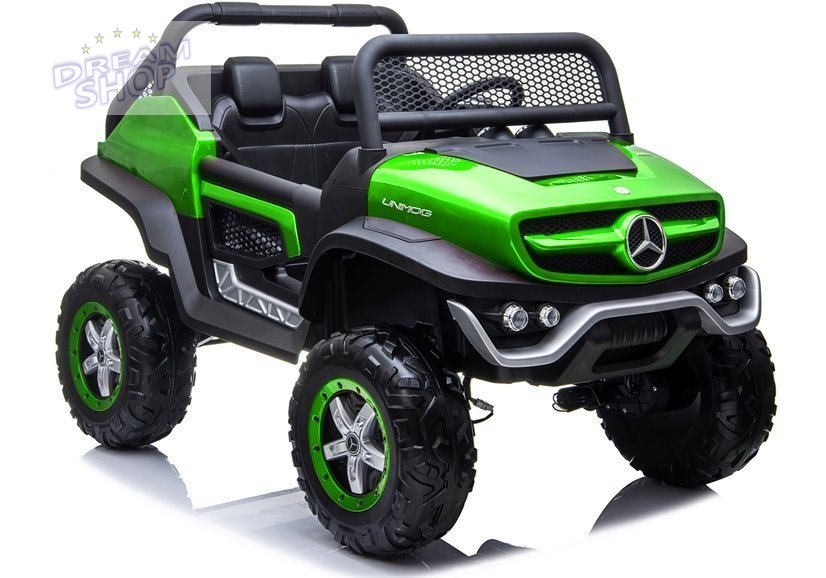 Auto na Akumulator Mercedes Unimog Zielony Auto na Akumulator Mercedes Unimog Zielony