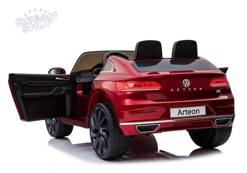 Auto na Akumulator Volkswagen Arteon Czerwony Lakierowany Auto na Akumulator Volkswagen Arteon Czerwony Lakierowany
