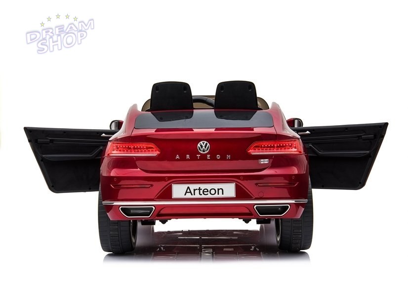 Auto na Akumulator Volkswagen Arteon Czerwony Lakierowany Auto na Akumulator Volkswagen Arteon Czerwony Lakierowany