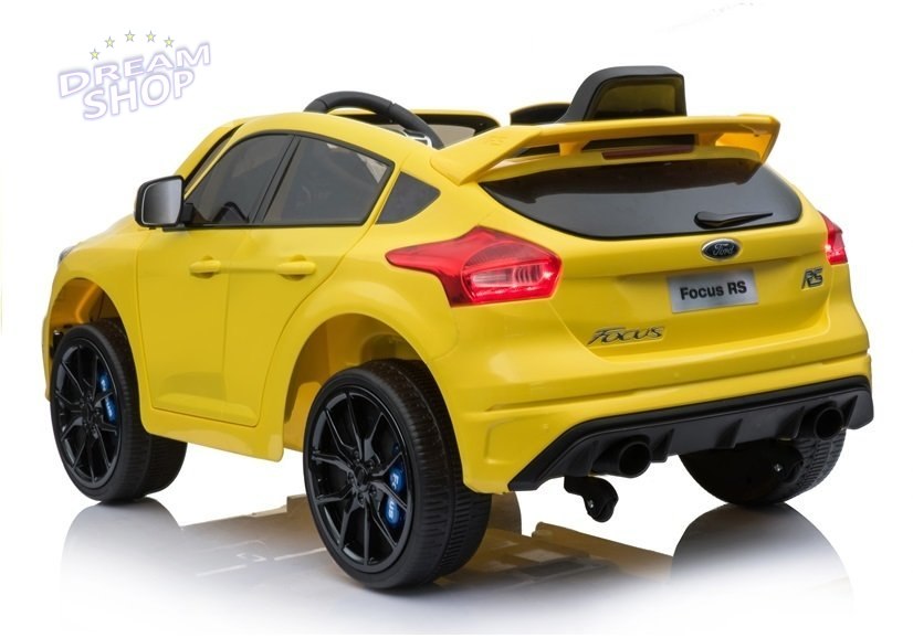 Auto na akumulator Ford Focus RS Żółte Auto na akumulator Ford Focus RS Żółte