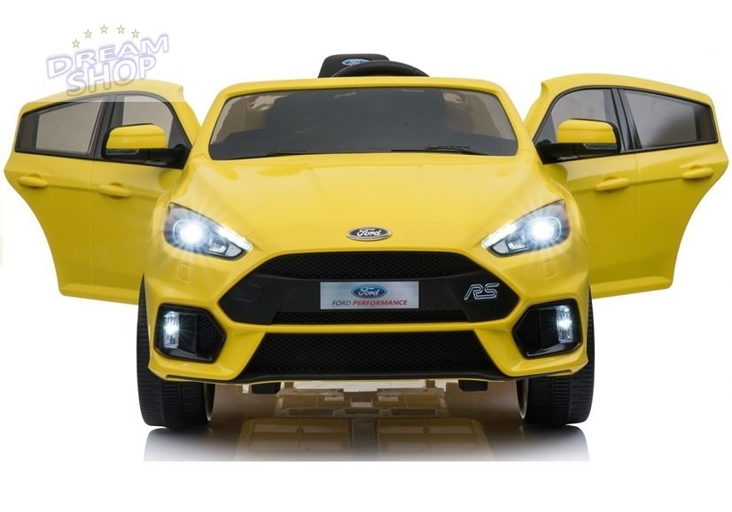 Auto na akumulator Ford Focus RS Żółte Auto na akumulator Ford Focus RS Żółte