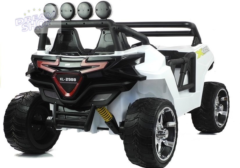 Auto na akumulator KL2988 Białe Auto na akumulator KL2988 Białe