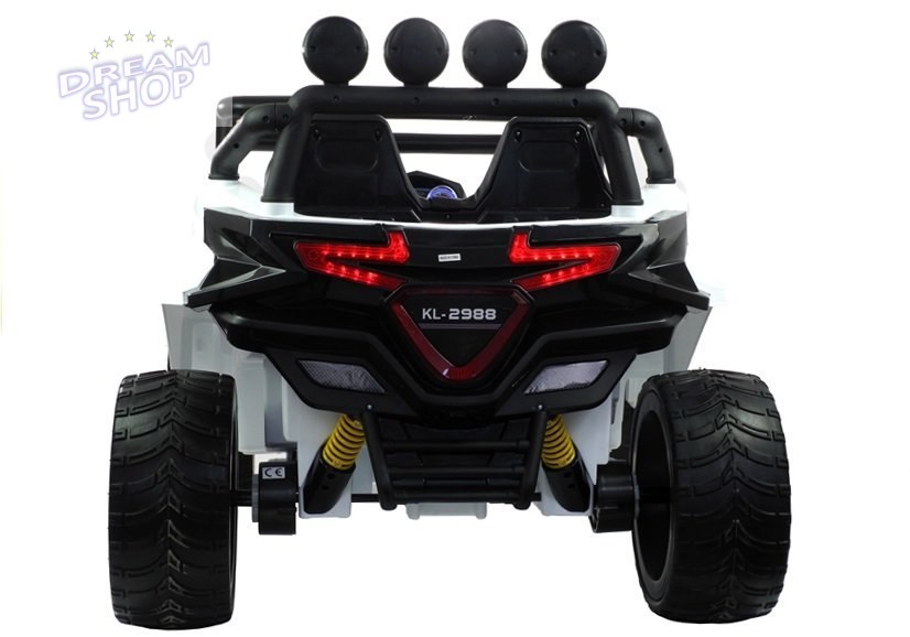 Auto na akumulator KL2988 Białe Auto na akumulator KL2988 Białe