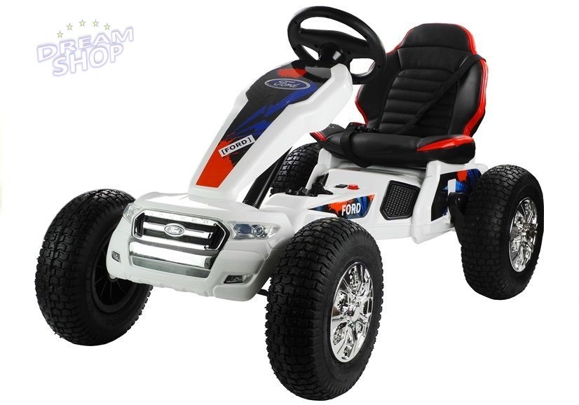 Gokart na Akumulator DK-G01 Biały Gokart na Akumulator DK-G01 Biały