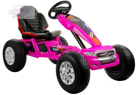 Gokart na Akumulator DK-G01 Różowy Gokart na Akumulator DK-G01 Różowy