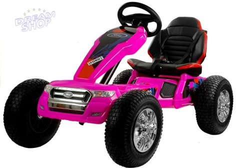 Gokart na Akumulator DK-G01 Różowy Gokart na Akumulator DK-G01 Różowy