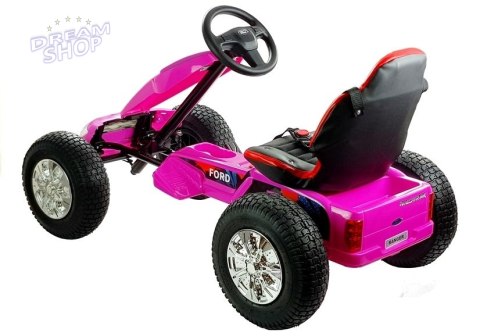 Gokart na Akumulator DK-G01 Różowy Gokart na Akumulator DK-G01 Różowy