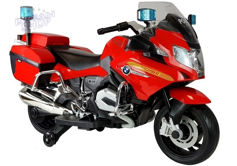 Motor na Akumulator BMW R1200 Policja Czerwony Motor na Akumulator BMW R1200 Policja Czerwony