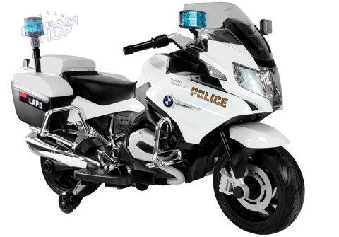Motor na Akumulator BMW R1200 Policja biały Motor na Akumulator BMW R1200 Policja biały