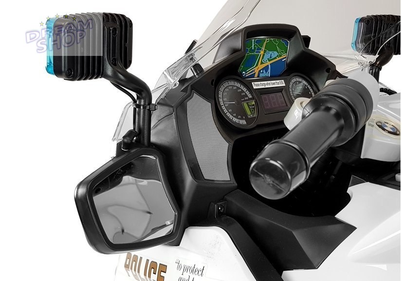 Motor na Akumulator BMW R1200 Policja biały Motor na Akumulator BMW R1200 Policja biały