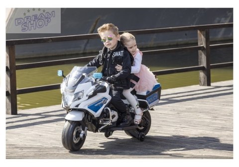 Motor na Akumulator BMW R1200 Policja biały Motor na Akumulator BMW R1200 Policja biały