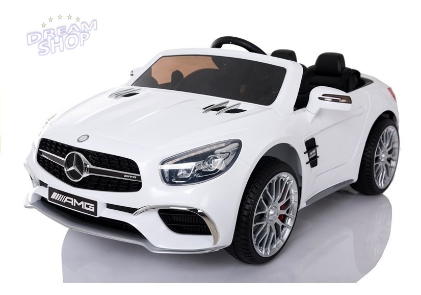 Pojazd na Akumulator Mercedes SL65 LCD Biały Pojazd na Akumulator Mercedes SL65 LCD Biały
