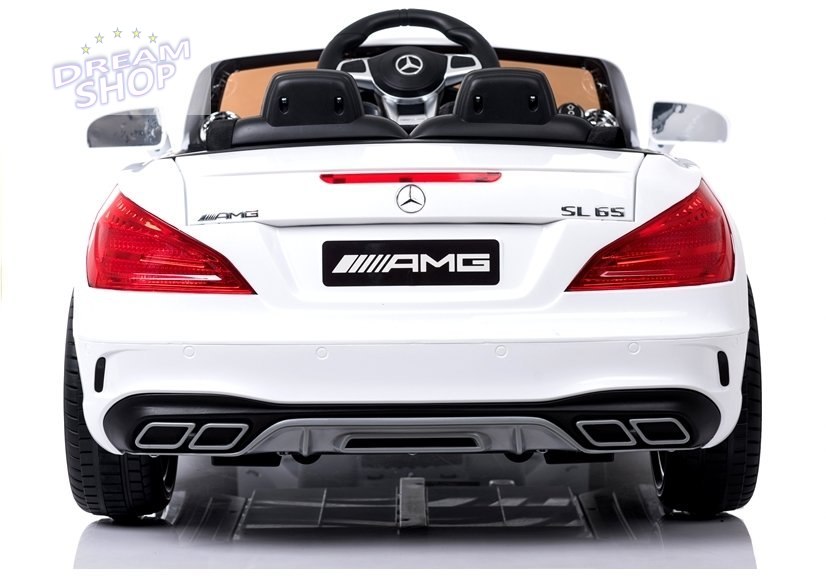 Pojazd na Akumulator Mercedes SL65 LCD Biały Pojazd na Akumulator Mercedes SL65 LCD Biały