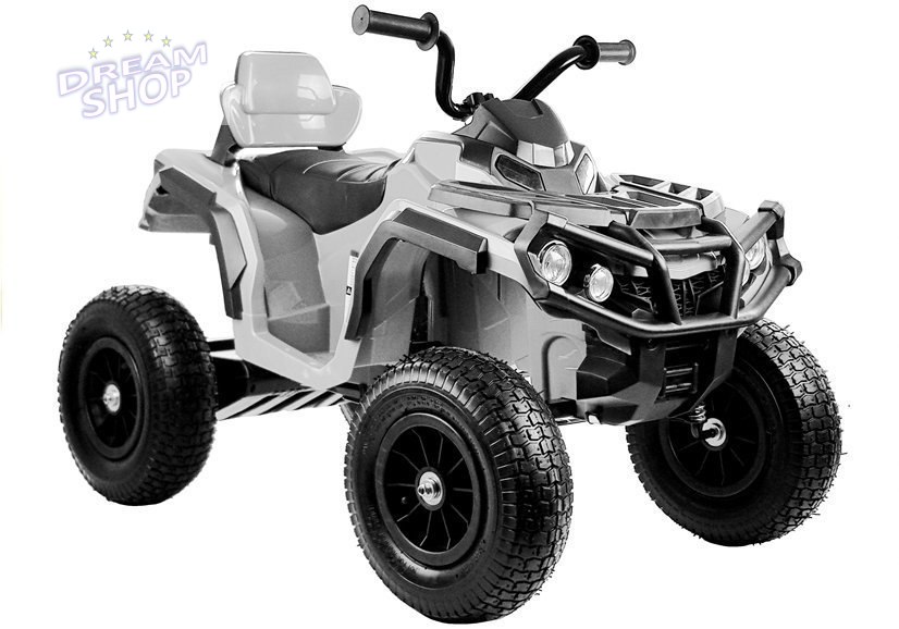 Quad na Akumulator BDM0906 Pompowane Koła Biały Quad na Akumulator BDM0906 Pompowane Koła Biały