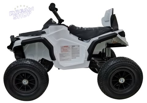 Quad na Akumulator BDM0906 Pompowane Koła Biały Quad na Akumulator BDM0906 Pompowane Koła Biały