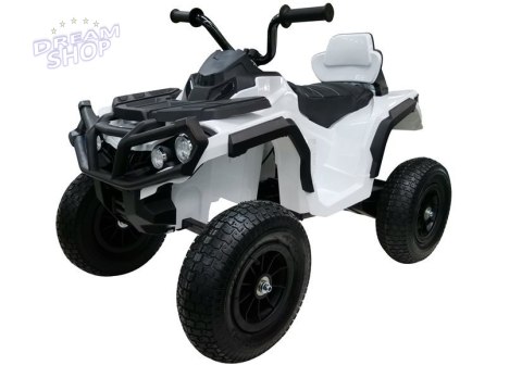 Quad na Akumulator BDM0906 Pompowane Koła Biały Quad na Akumulator BDM0906 Pompowane Koła Biały