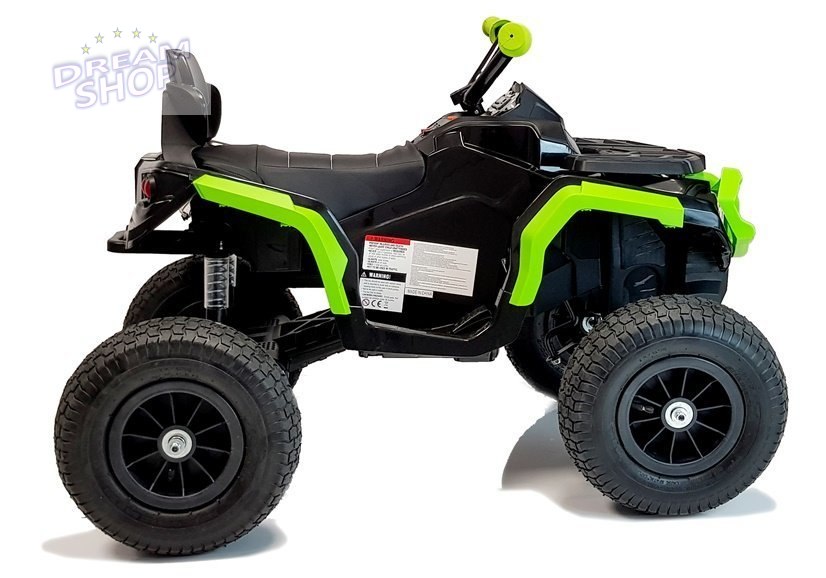 Quad na Akumulator BDM0906 Pompowane Koła Czarny Quad na Akumulator BDM0906 Pompowane Koła Czarny