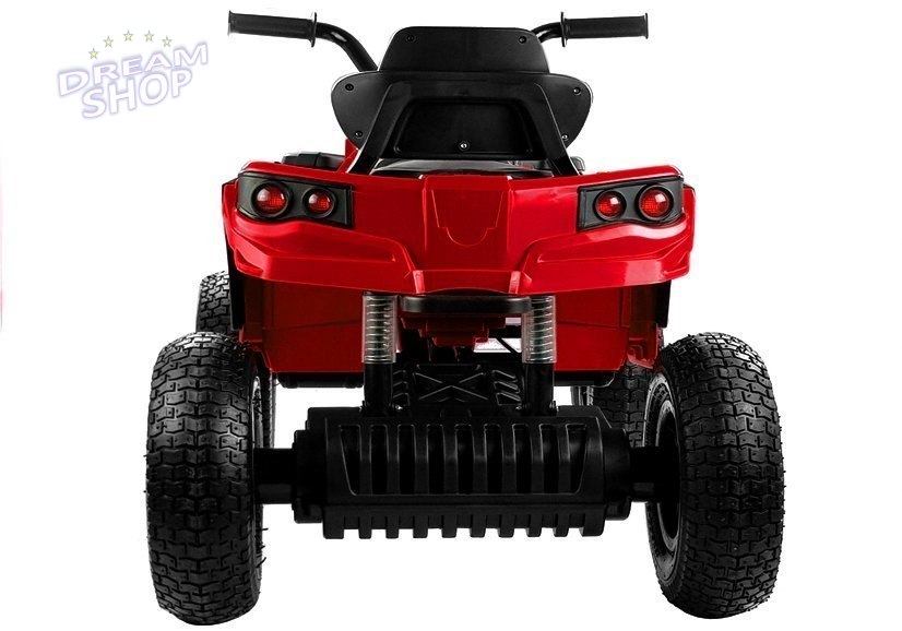 Quad na Akumulator BDM0906 Pompowane Koła Czerwony Quad na Akumulator BDM0906 Pompowane Koła Czerwony