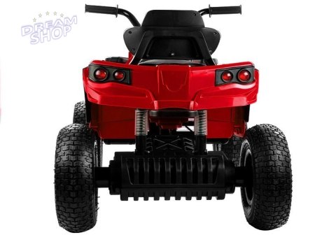 Quad na Akumulator BDM0906 Pompowane Koła Czerwony Quad na Akumulator BDM0906 Pompowane Koła Czerwony