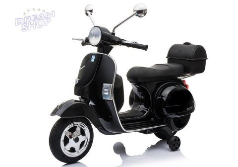 Skuter na Akumulator Vespa Czarny Skuter na Akumulator Vespa Czarny