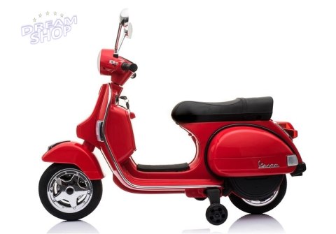Skuter na Akumulator Vespa Czerwony