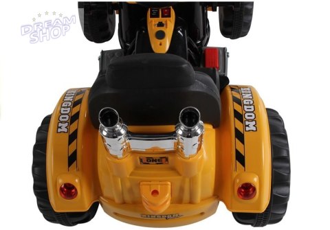 Traktor na akumulator z Łyżką Koparka Pomarańczowy Traktor na akumulator z Łyżką Koparka Pomarańczowy