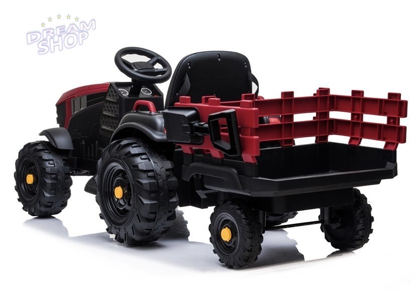 Traktor z Przyczepą na akumulator BDM0925 Czerwony Traktor z Przyczepą na akumulator BDM0925 Czerwony