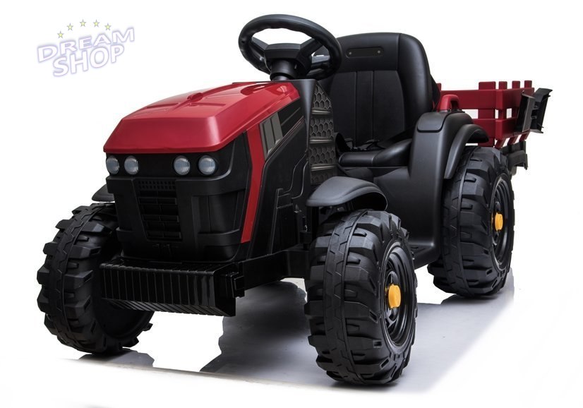 Traktor z Przyczepą na akumulator BDM0925 Czerwony Traktor z Przyczepą na akumulator BDM0925 Czerwony