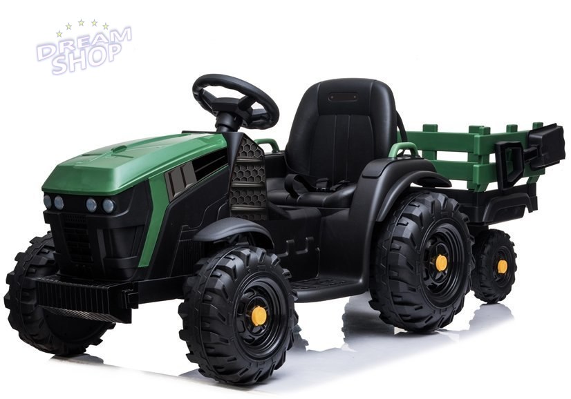 Traktor z Przyczepą na akumulator BDM0925 Zielony Wojskowy Traktor z Przyczepą na akumulator BDM0925 Zielony Wojskowy