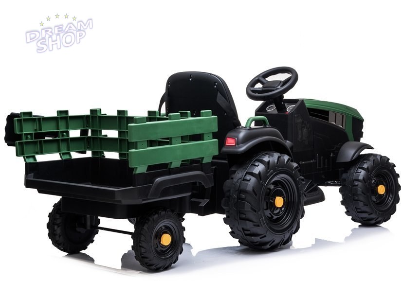 Traktor z Przyczepą na akumulator BDM0925 Zielony Wojskowy Traktor z Przyczepą na akumulator BDM0925 Zielony Wojskowy
