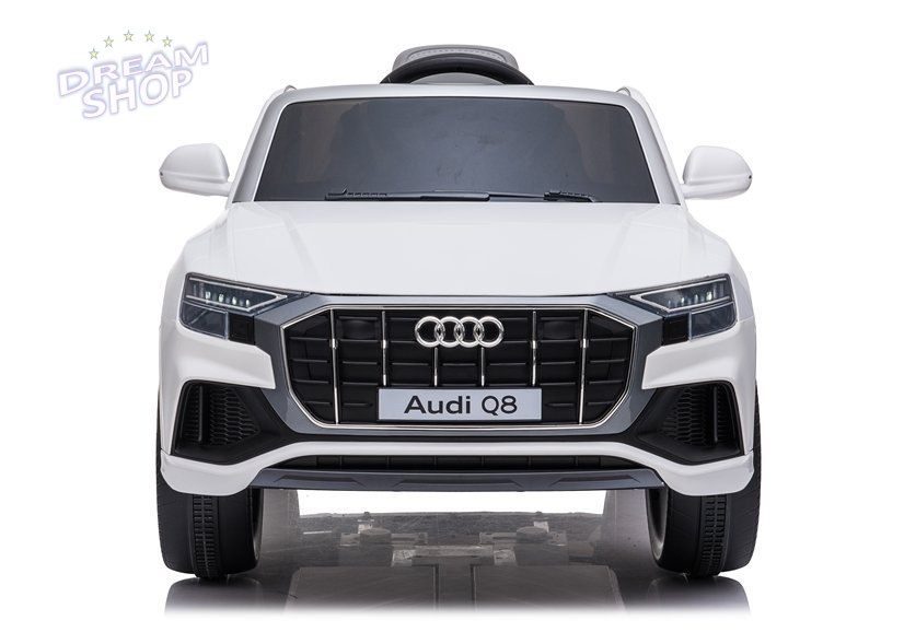 Auto na Akumulator Audi Q8 JJ2066 Biały Auto na Akumulator Audi Q8 JJ2066 Biały