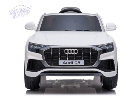 Auto na Akumulator Audi Q8 JJ2066 Biały Auto na Akumulator Audi Q8 JJ2066 Biały