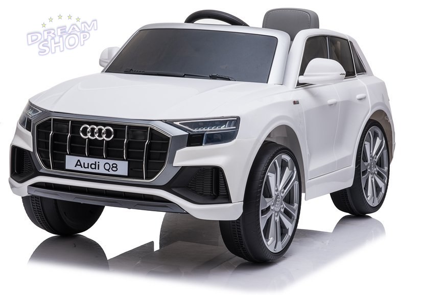 Auto na Akumulator Audi Q8 JJ2066 Biały Auto na Akumulator Audi Q8 JJ2066 Biały