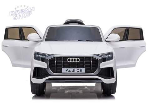 Auto na Akumulator Audi Q8 JJ2066 Biały Auto na Akumulator Audi Q8 JJ2066 Biały