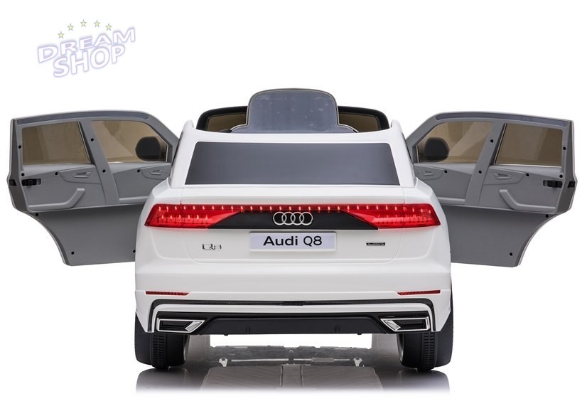 Auto na Akumulator Audi Q8 JJ2066 Biały Auto na Akumulator Audi Q8 JJ2066 Biały
