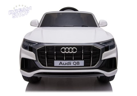 Auto na Akumulator Audi Q8 JJ2066 Biały Auto na Akumulator Audi Q8 JJ2066 Biały