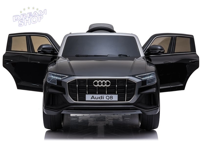 Auto na Akumulator Audi Q8 JJ2066 Czarny Lakierowany Auto na Akumulator Audi Q8 JJ2066 Czarny Lakierowany