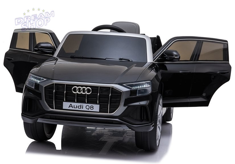 Auto na Akumulator Audi Q8 JJ2066 Czarny Lakierowany Auto na Akumulator Audi Q8 JJ2066 Czarny Lakierowany