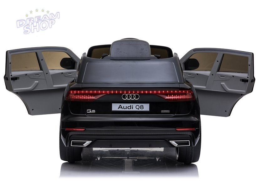 Auto na Akumulator Audi Q8 JJ2066 Czarny Lakierowany Auto na Akumulator Audi Q8 JJ2066 Czarny Lakierowany