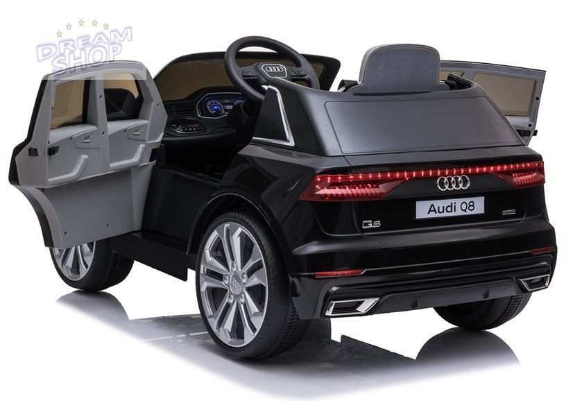 Auto na Akumulator Audi Q8 JJ2066 Czarny Lakierowany Auto na Akumulator Audi Q8 JJ2066 Czarny Lakierowany