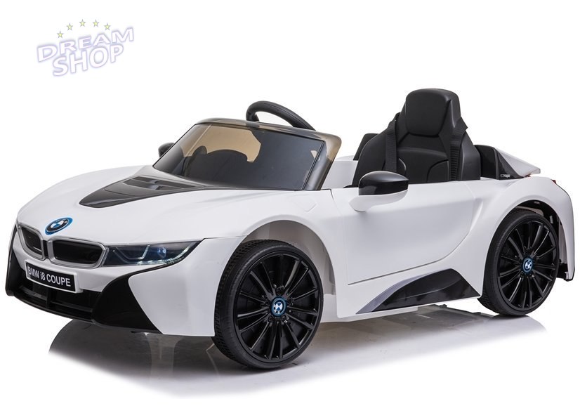 Auto na Akumulator BMW I8 JE1001 Biały Auto na Akumulator BMW I8 JE1001 Biały