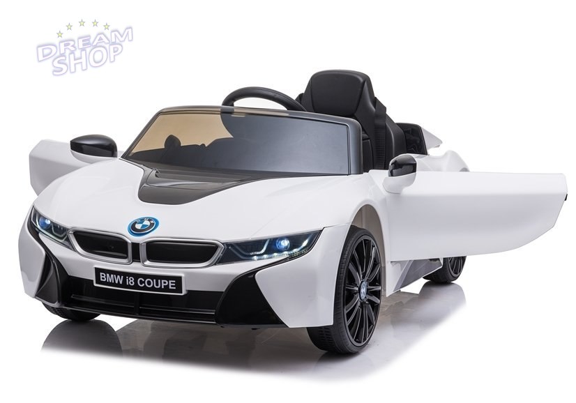 Auto na Akumulator BMW I8 JE1001 Biały Auto na Akumulator BMW I8 JE1001 Biały