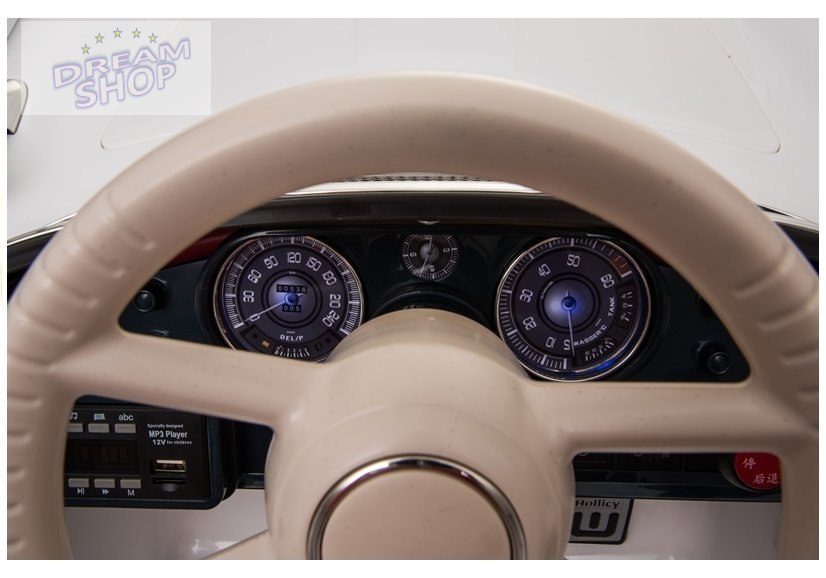Auto na Akumulator BMW Retro Białe Auto na Akumulator BMW Retro Białe