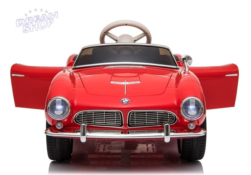 Auto na Akumulator BMW Retro Czerwone Lakierowane Auto na Akumulator BMW Retro Czerwone Lakierowane