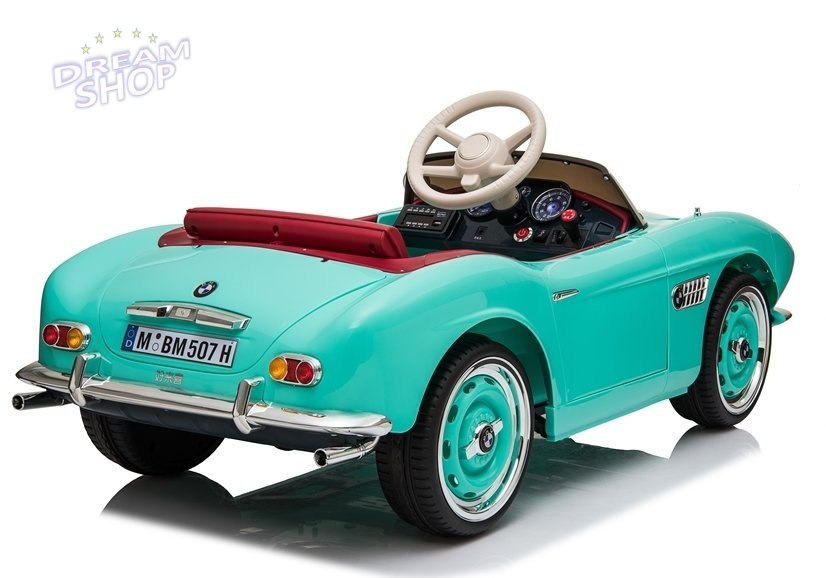 Auto na Akumulator BMW Retro Zielone Lakierowane Auto na Akumulator BMW Retro Zielone Lakierowane